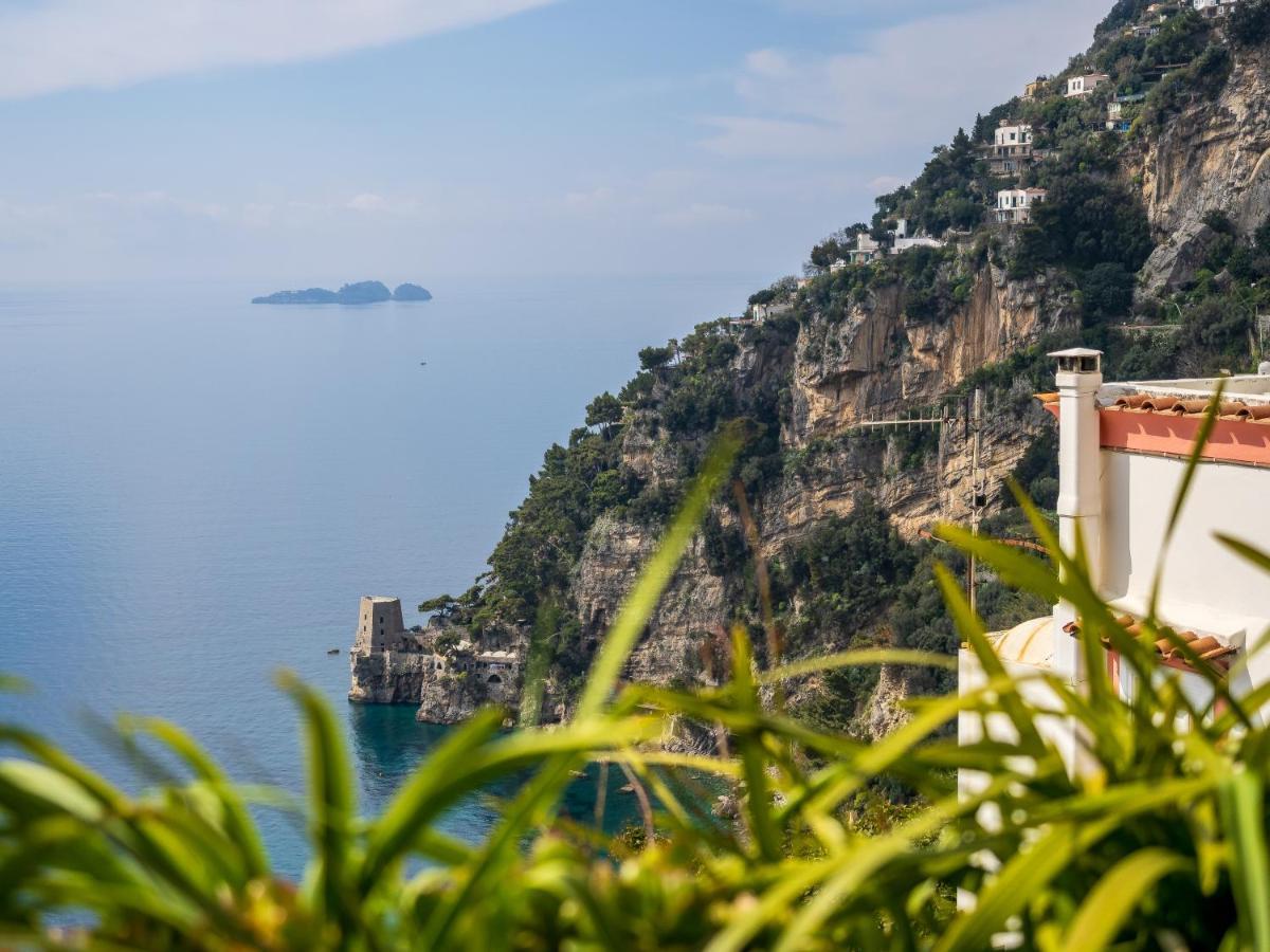 Scorcio D' Oltremare - Sea View Apt In Positano Bagian luar foto