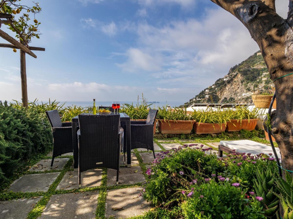 Scorcio D' Oltremare - Sea View Apt In Positano Bagian luar foto